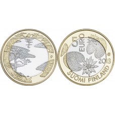 Finland 5 euro 2013 'Natuur van het Noorden 4 - Zomer´ Unc
